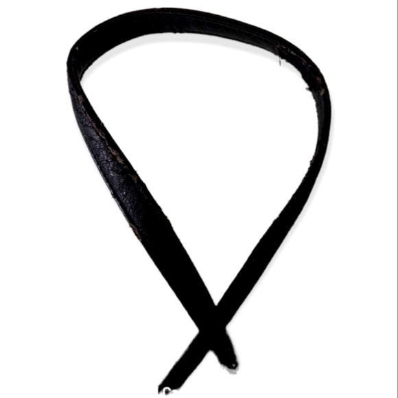 Express purse crossbody black vintage gold studded chain and leather strap. - Picture 10 of 10